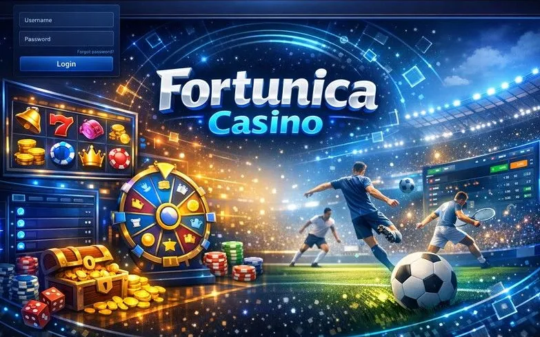 Fortunica casino app hero banner