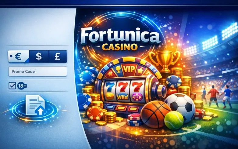 Fortunica games catalogue hero banner