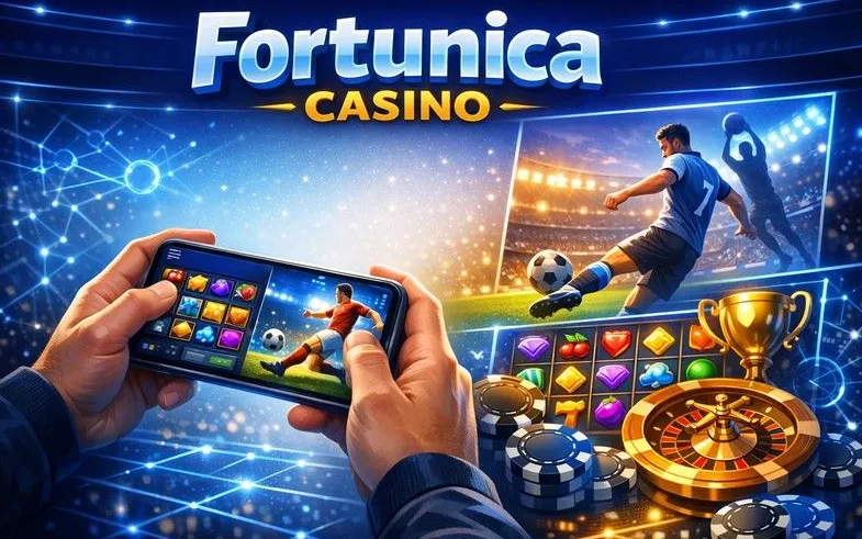 Fortunica Casino home page hero banner