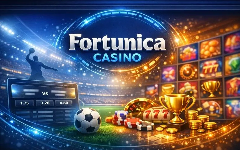 Fortunica Casino login page banner